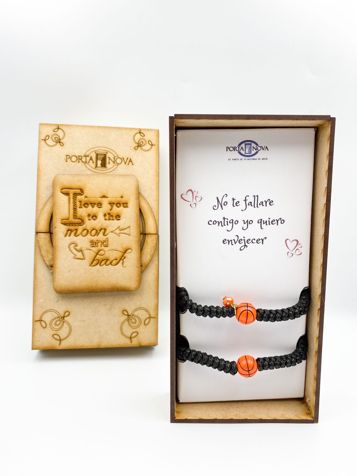 PULSERAS PARA PAREJA PELOTA BASQUET