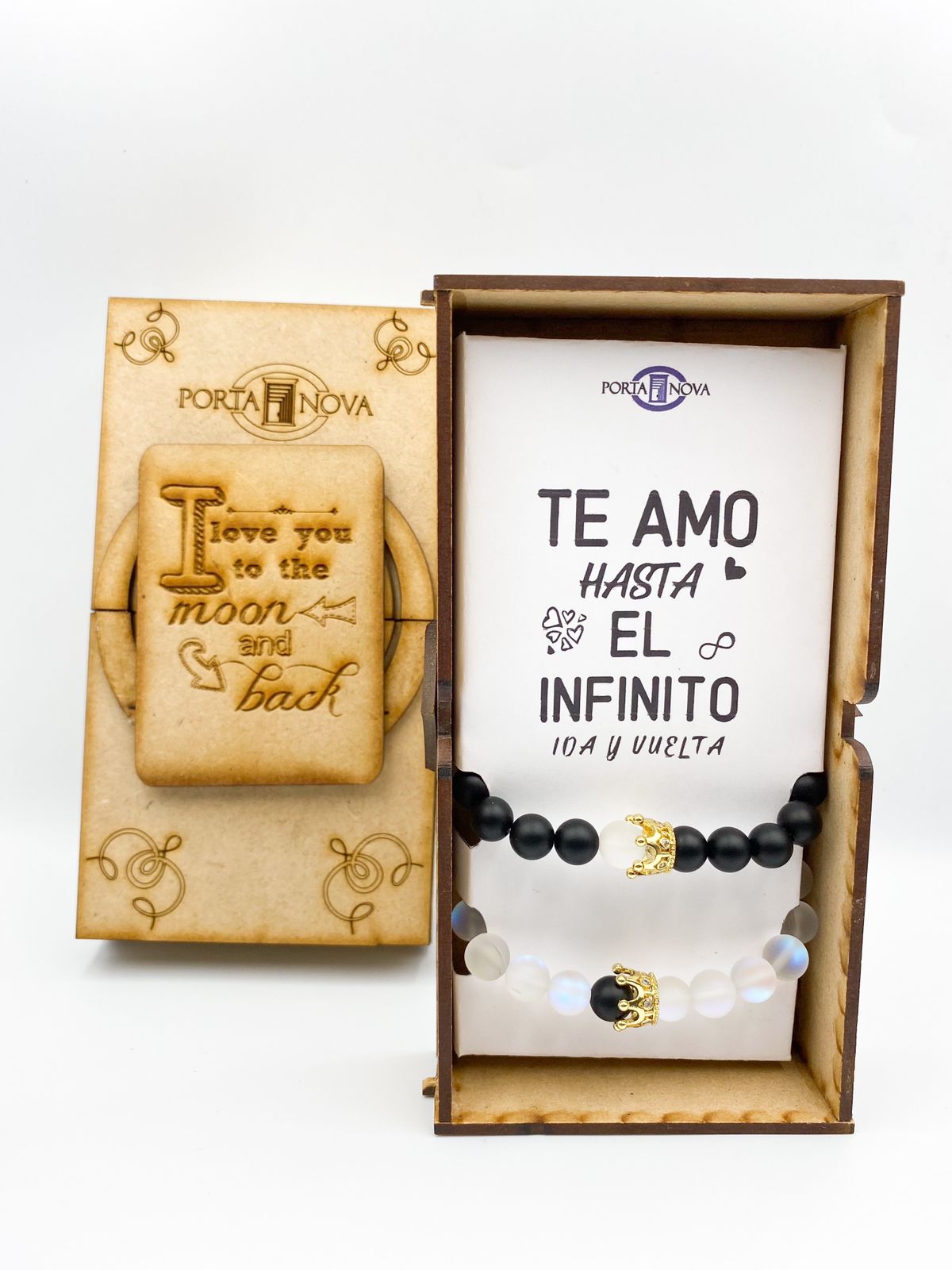 PULSERAS PARA PAREJA CORONA 