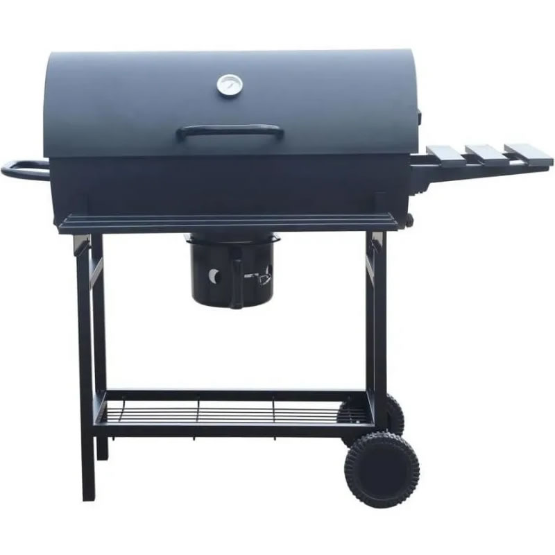 Asador De Carbón Tipo Barril Con Llantas Importado SK30A SMS