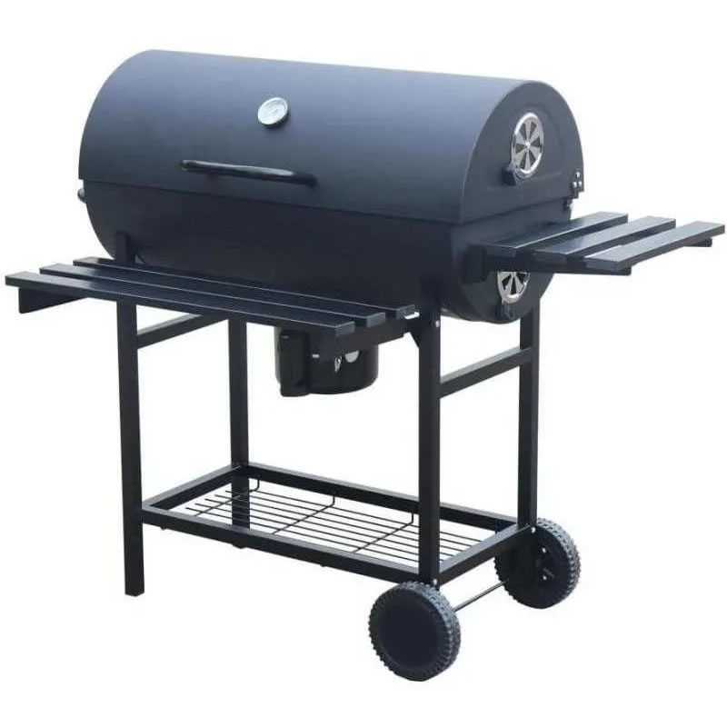 Asador De Carbón Tipo Barril Con Llantas Importado SK30A SMS