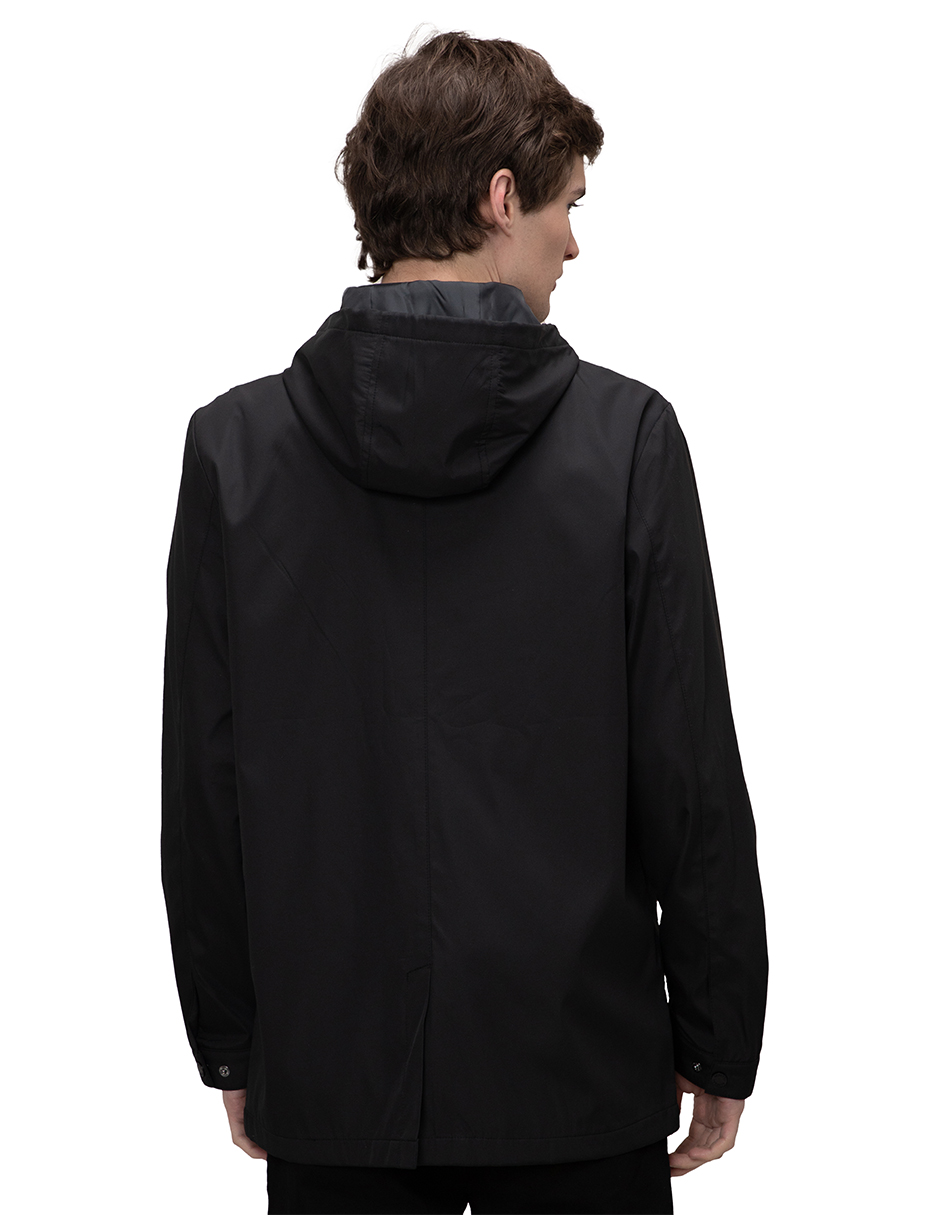 Chamarra Tipo Parka Capucha Desmontable 218404 Generra
