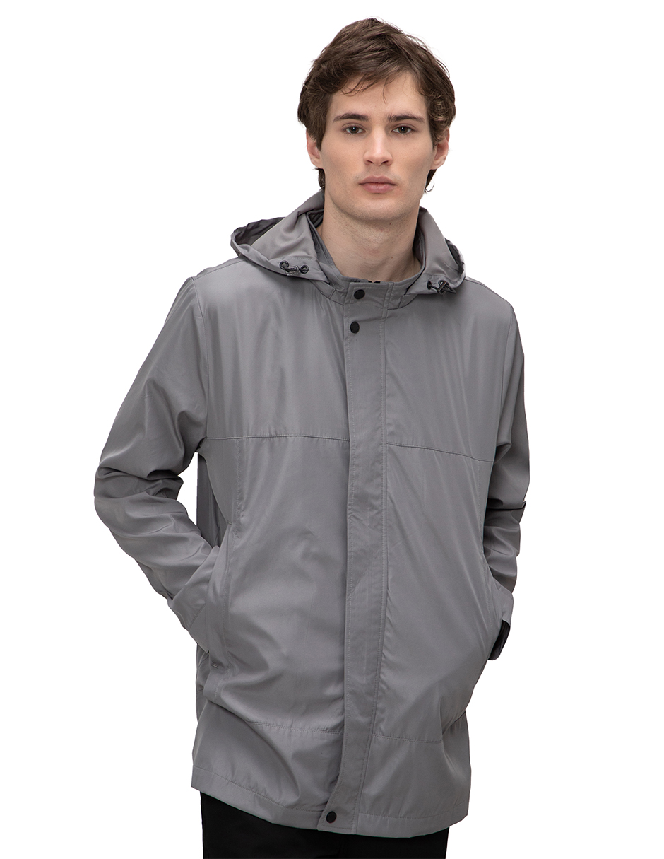 Chamarra Tipo Parka Capucha Desmontable 218404 Generra