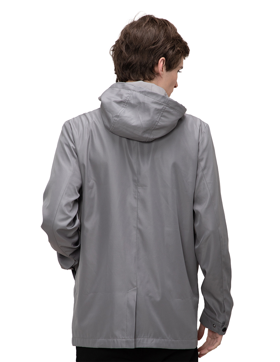 Chamarra Tipo Parka Capucha Desmontable 218404 Generra