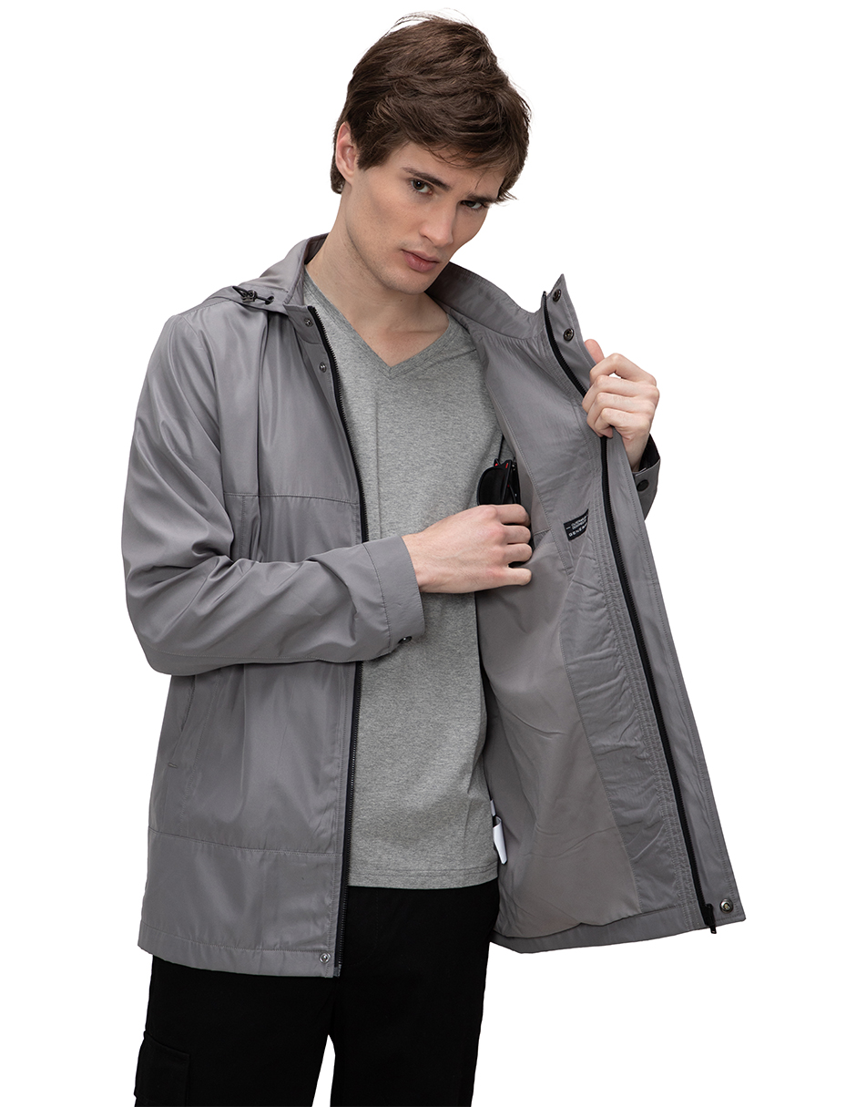 Chamarra Tipo Parka Capucha Desmontable 218404 Generra