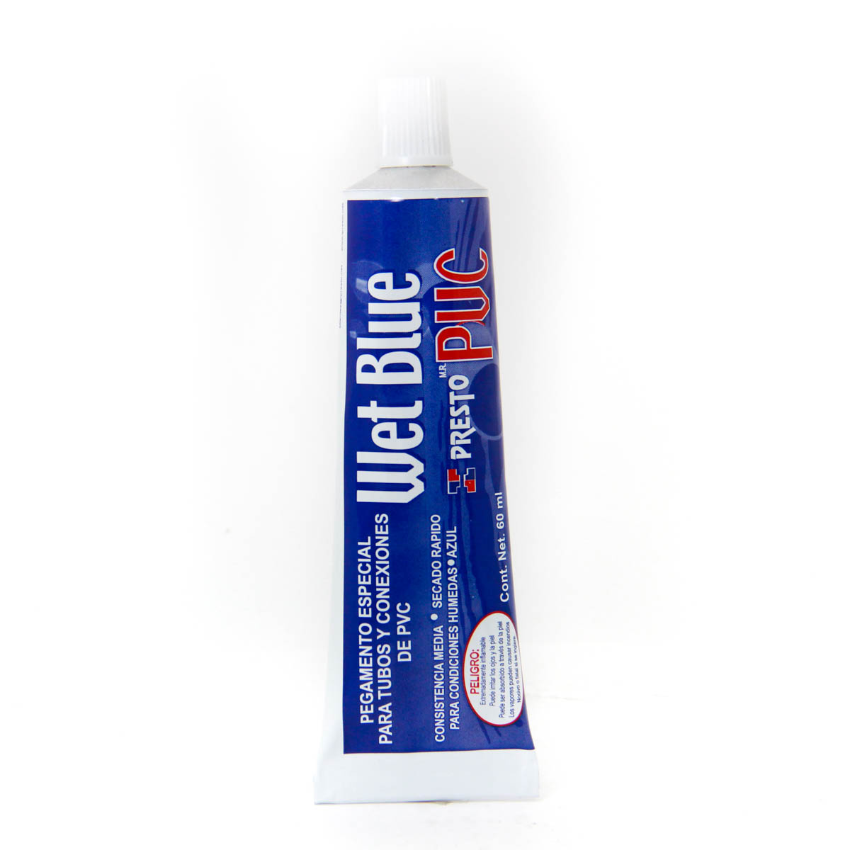 Pegamento para tuberias color azul -wet blue TUBO 60 ml