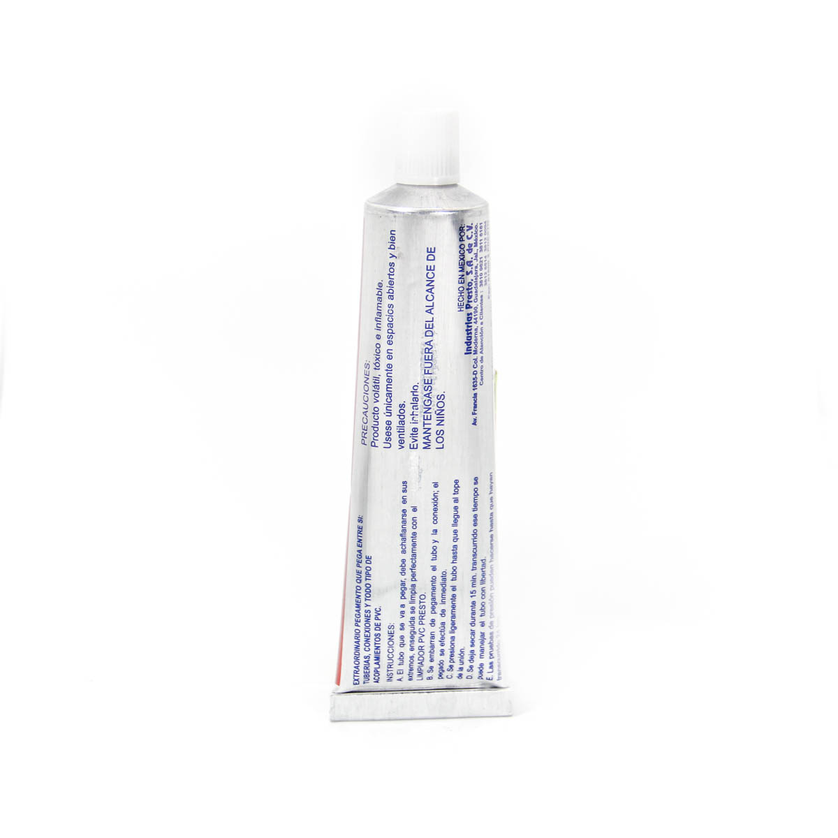 pegamento para tuberias y conexiones hidraulicas -PVC presto tubo 60 ml