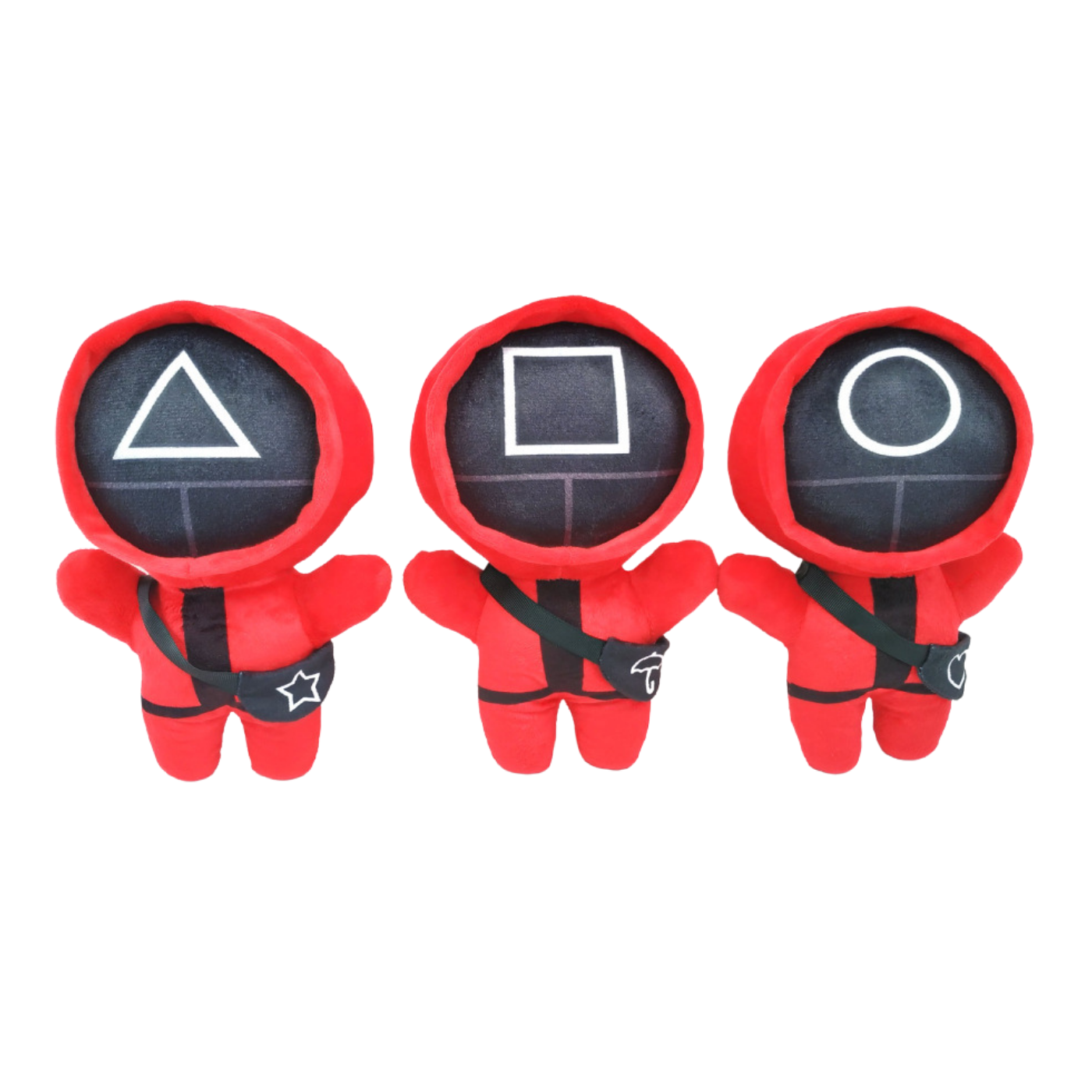 Peluches del Juego del Calamar Pack 3 piezas