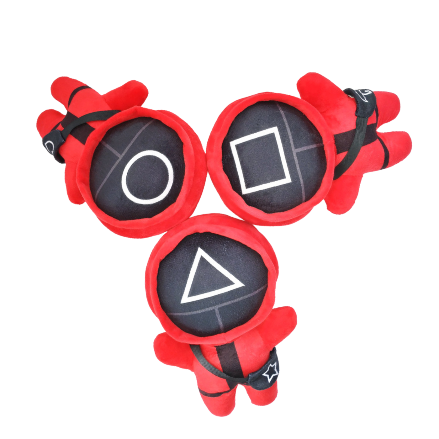 Peluches del Juego del Calamar Pack 3 piezas