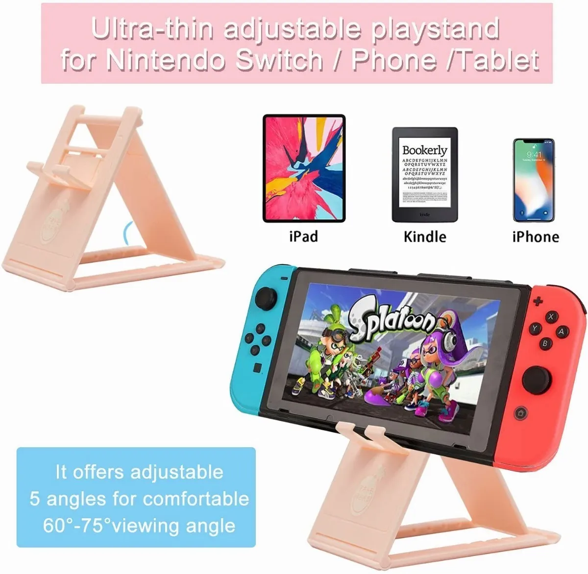 Kit De Accesorios Rosa De Viaje Juegos Para Nintendo Switch