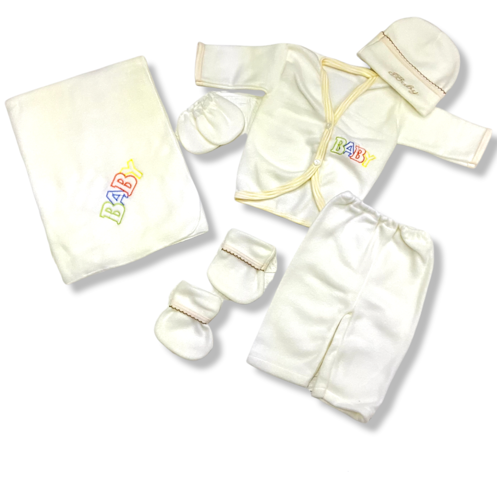 set de bienvenida para bebé con 8 piezas, incluye cobija