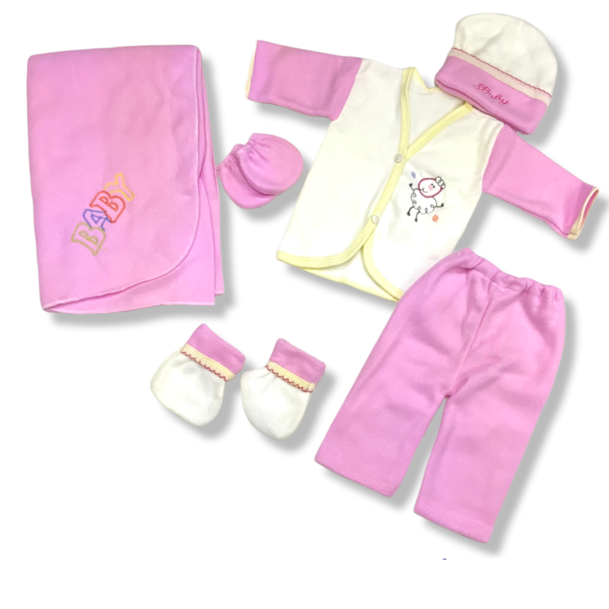 set de bienvenida para bebé con 8 piezas, incluye cobija