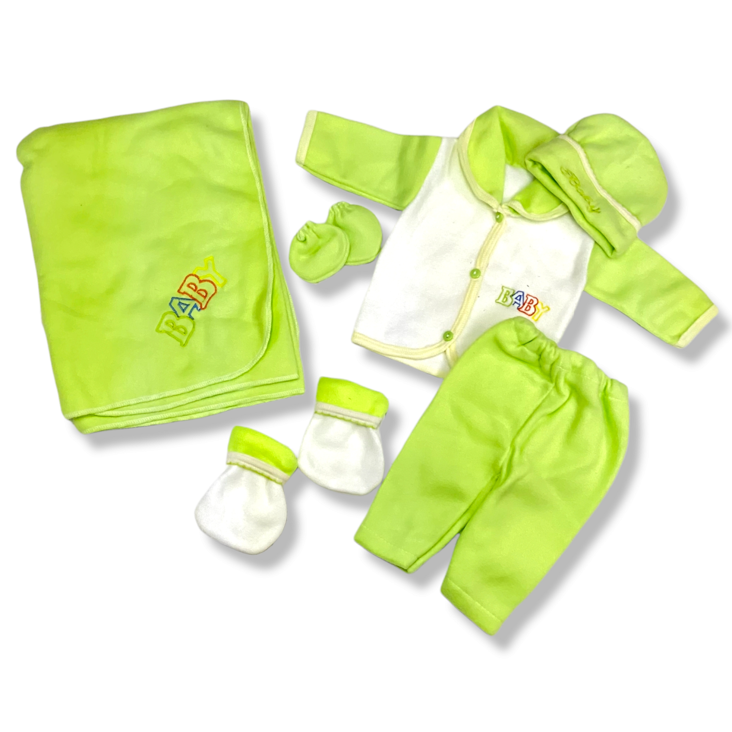 set de bienvenida para bebé con 8 piezas, incluye cobija