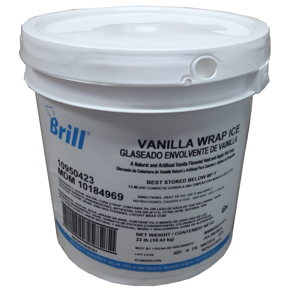 Cobertura Para Donas Brill sabor Vainilla 10.43 Kg