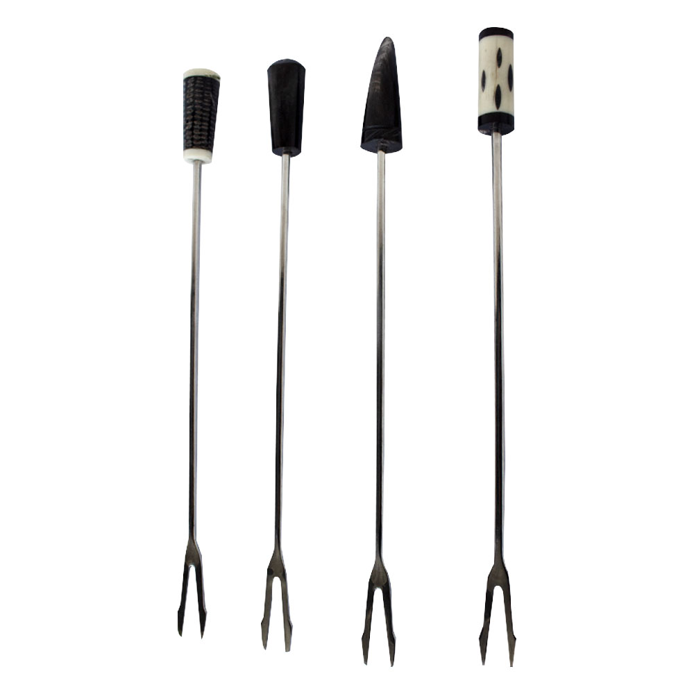 Palillos para FONDUE 4 colores SAPHARY Brang