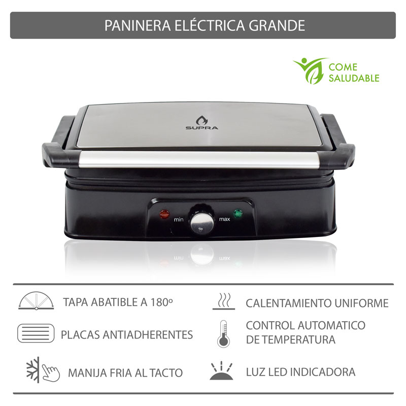 Paninera Parrilla FORTE SUPRA color negro
