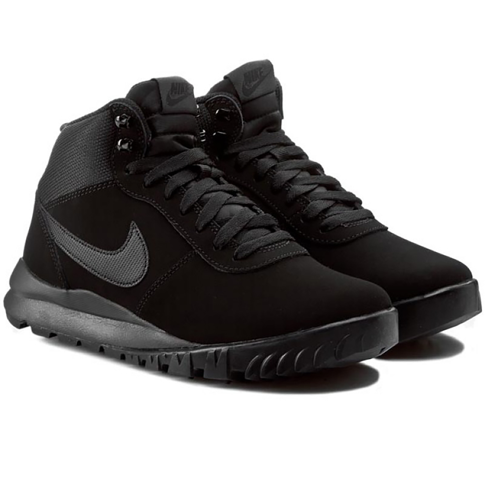 Bota Nike Hoodland Suede Piel Para Hombre - Negra