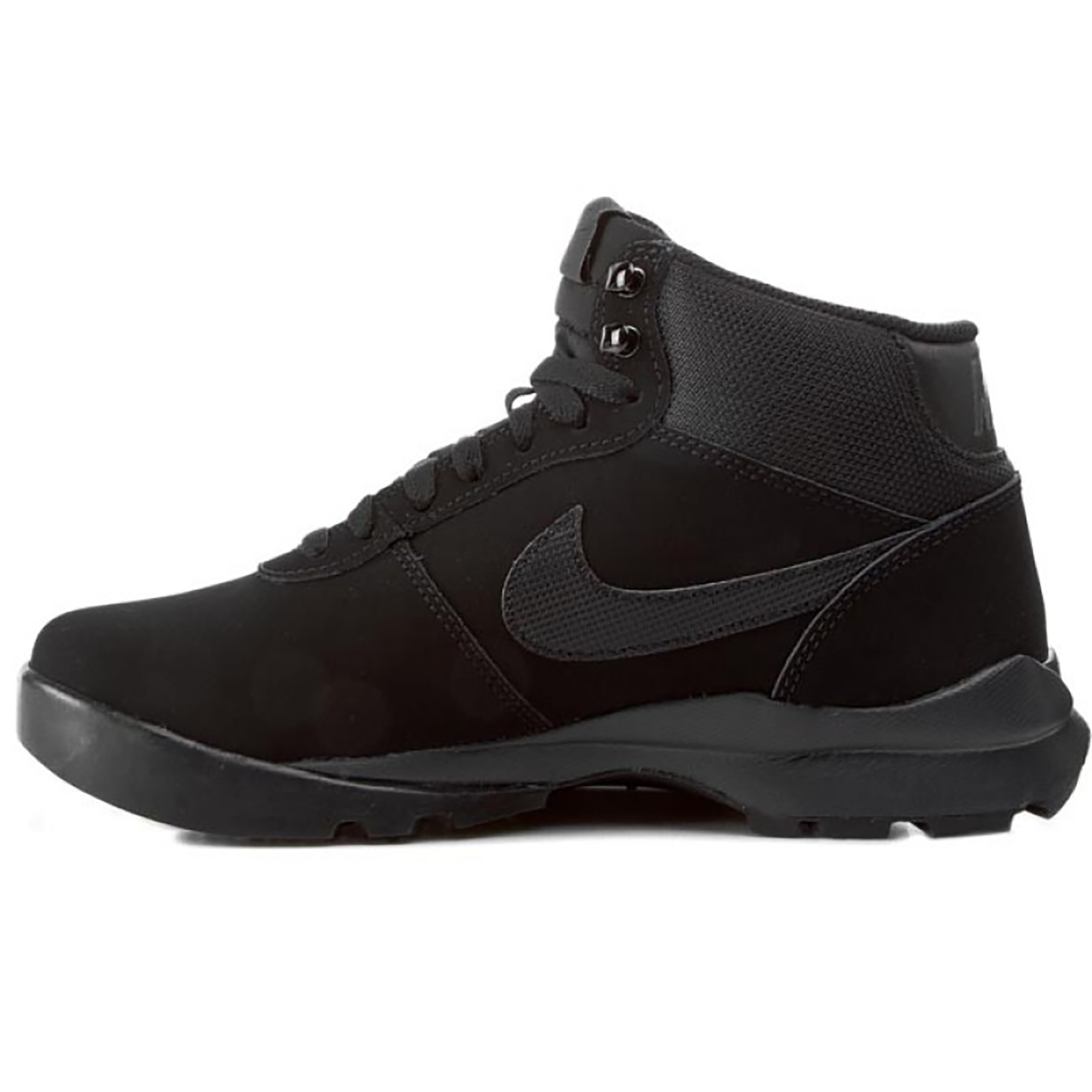 Bota Nike Hoodland Suede Piel Para Hombre - Negra