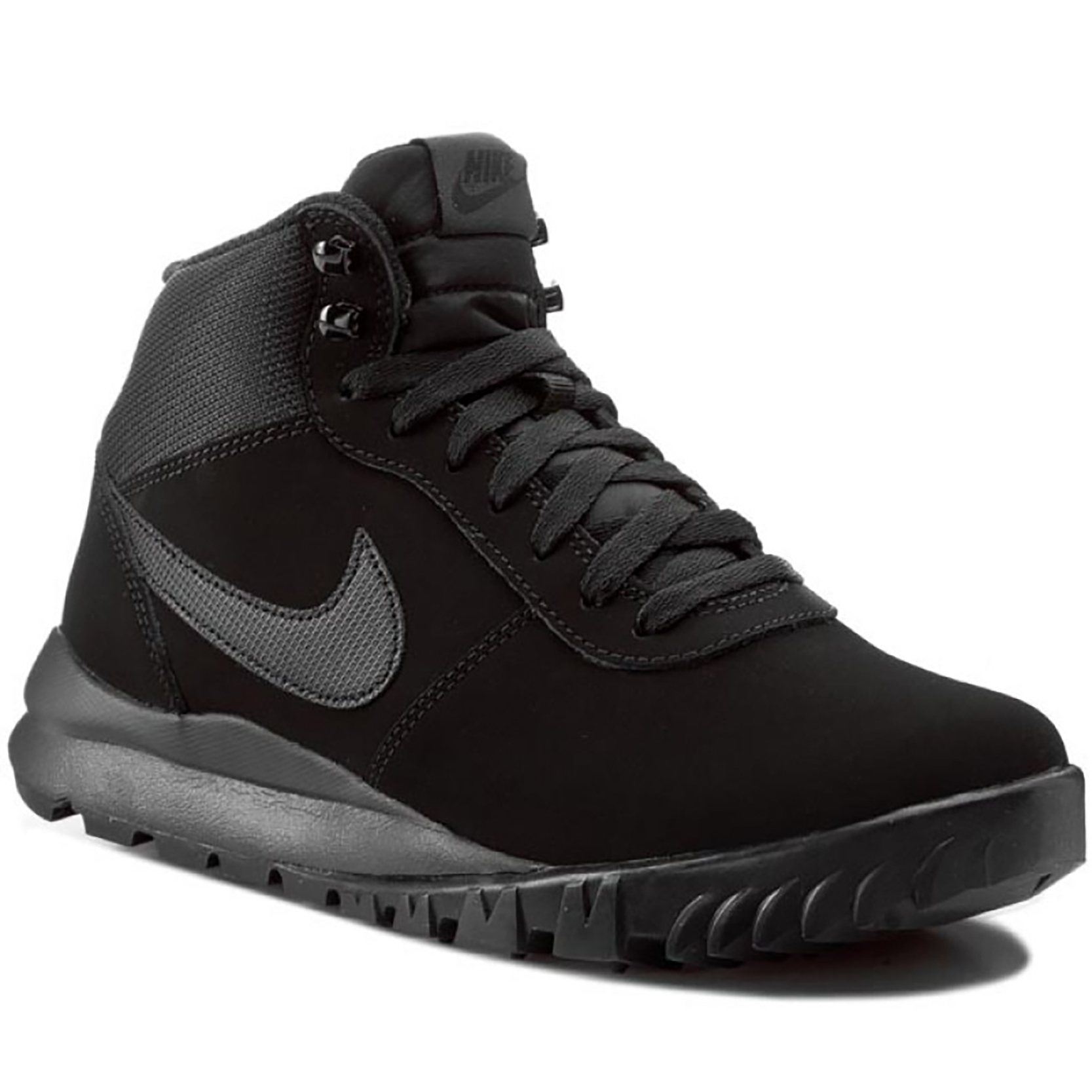 Bota Nike Hoodland Suede Piel Para Hombre - Negra