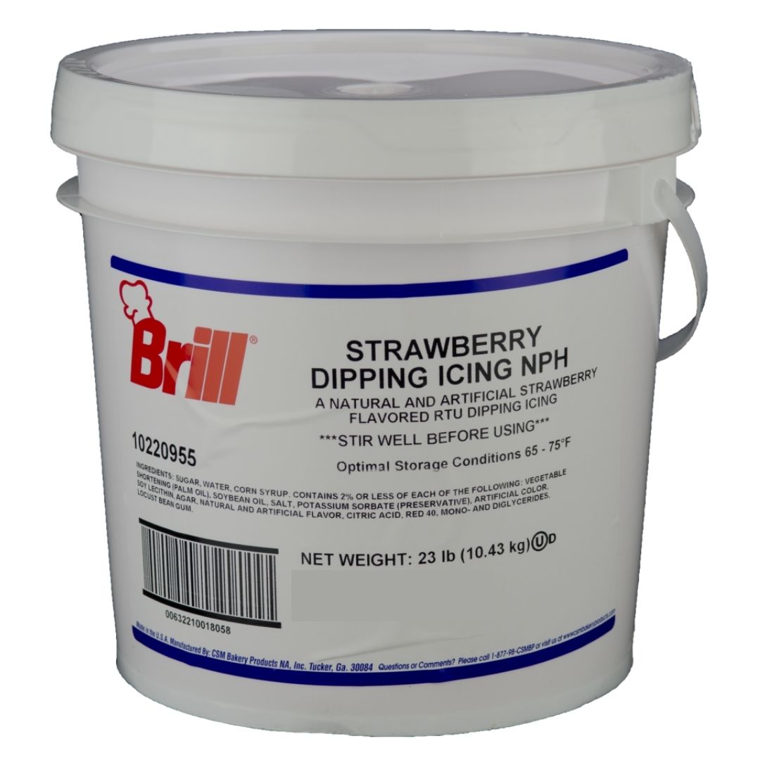 Cobertura para donas Brill sabor Fresa 10.43 Kg