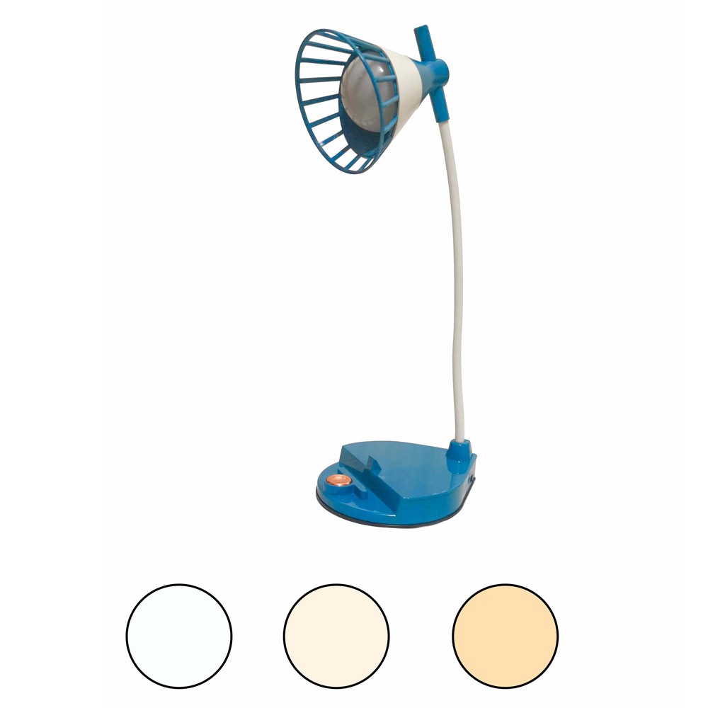 Lampara de cono Luz brillane, para escritorio, estudio, escuela, Recargable