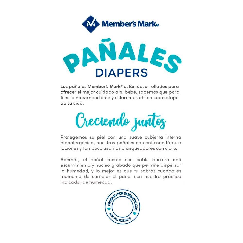 Pañales Etapa 1 Member's Mark 88 pzas