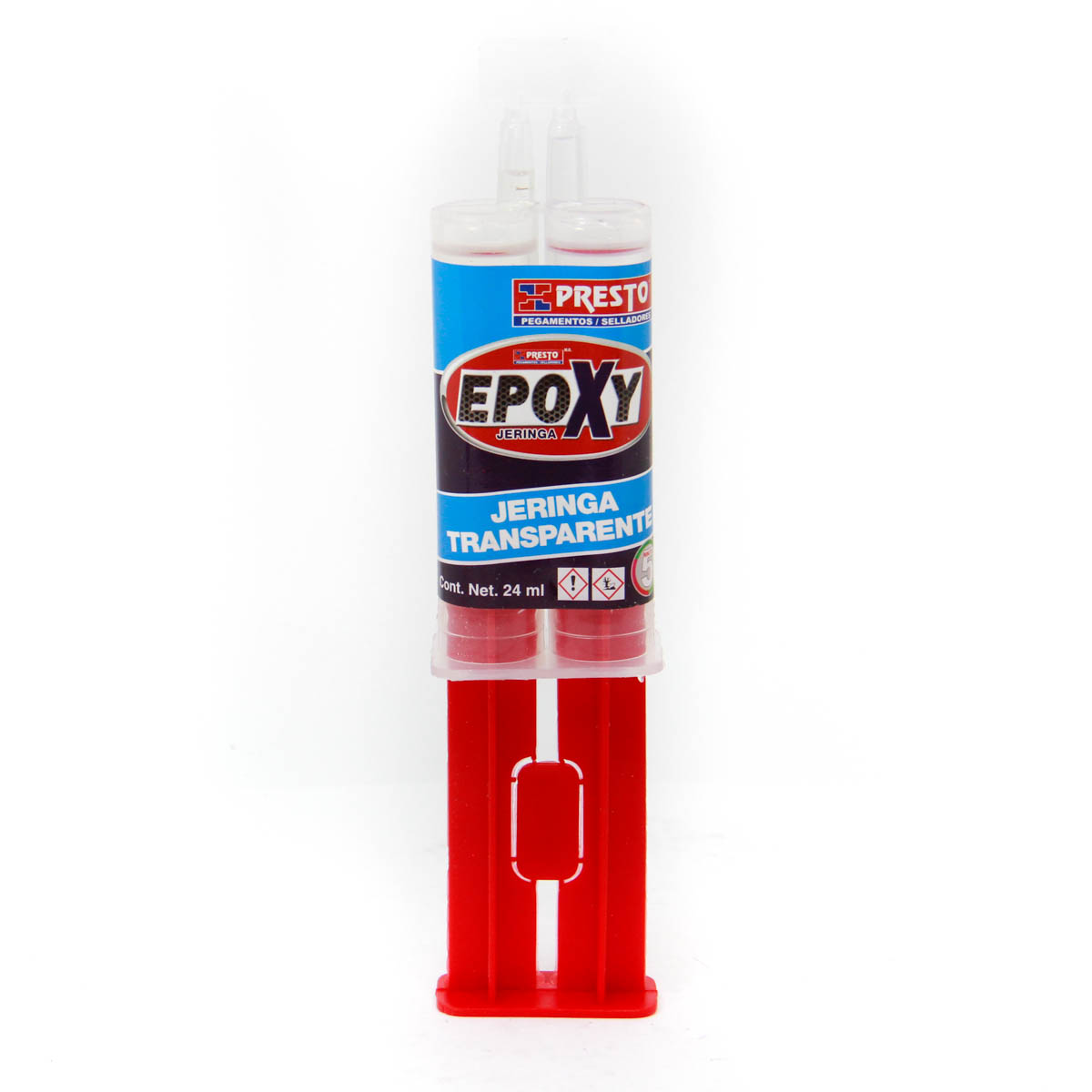 Jeringa epoxica - Presto Epoxico transparente Jeringa 5min 24ml
