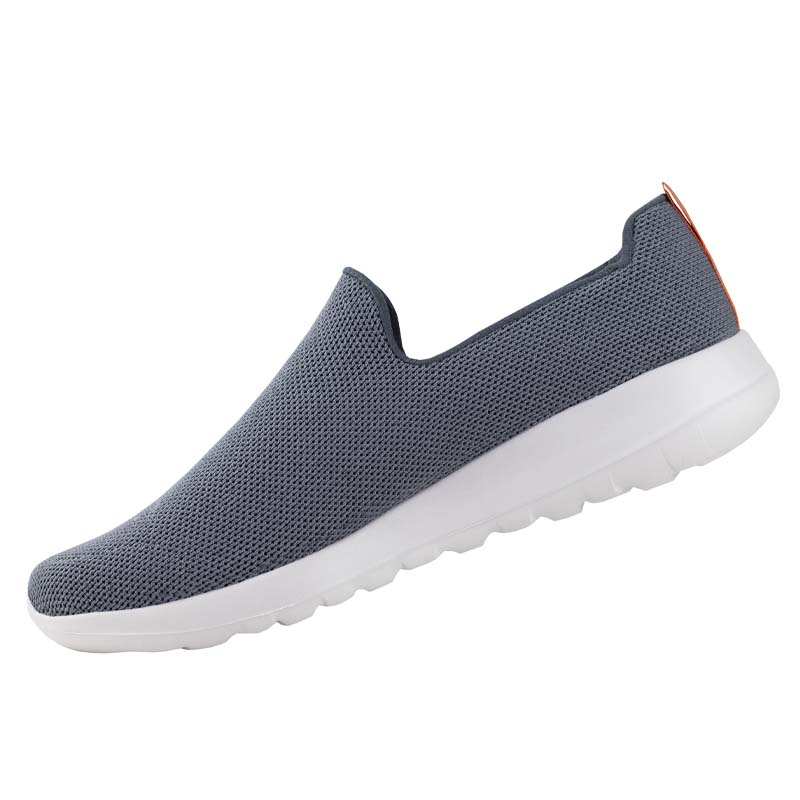 TENIS SKECHERS RUNNING DE CABALLERO GOWALK 216114X GRIS NARANJA