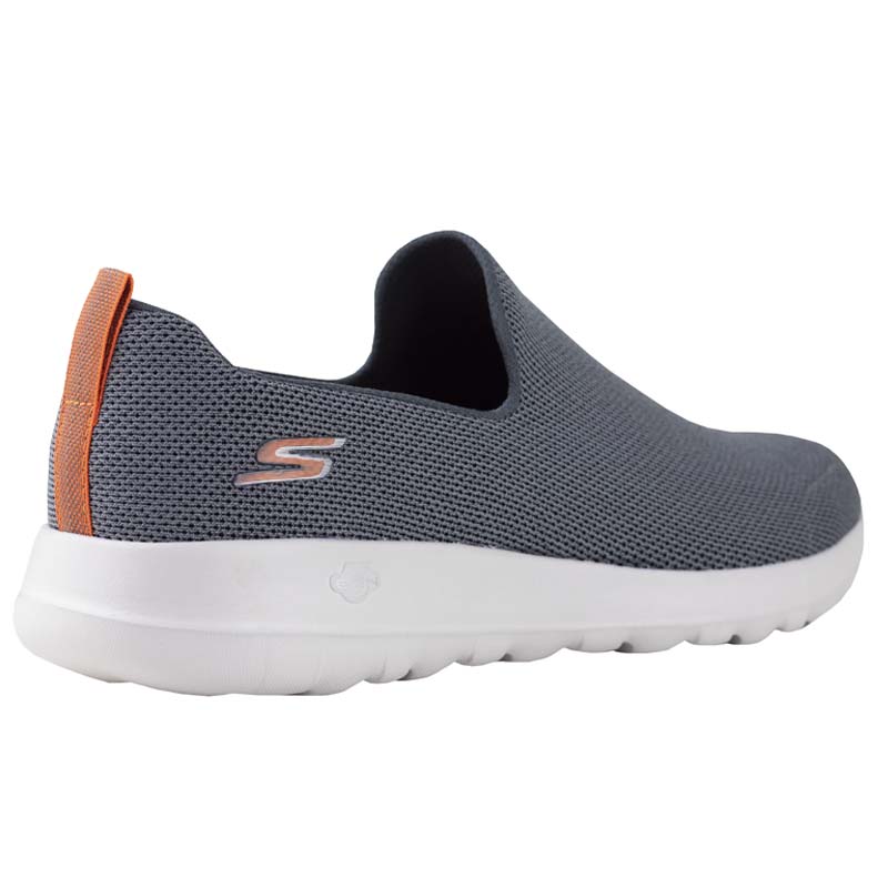 TENIS SKECHERS RUNNING DE CABALLERO GOWALK 216114X GRIS NARANJA