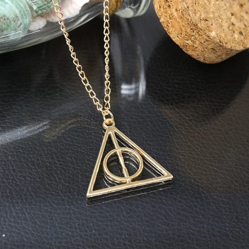 Set Harry Potter collar y pendientes reliquias