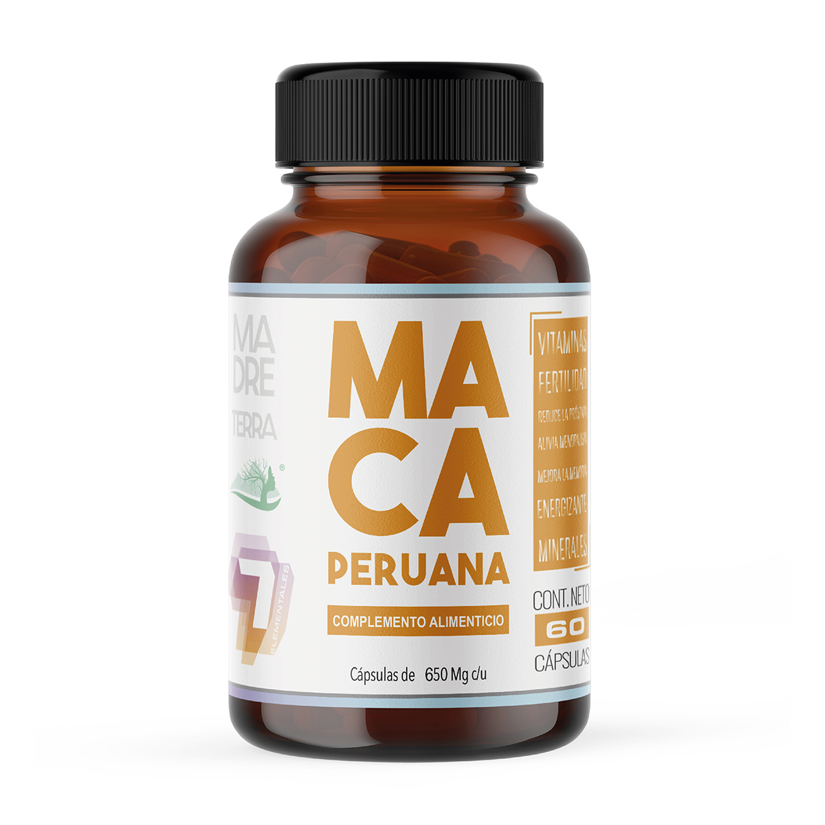 Maca Peruana Pura 2 Pzas