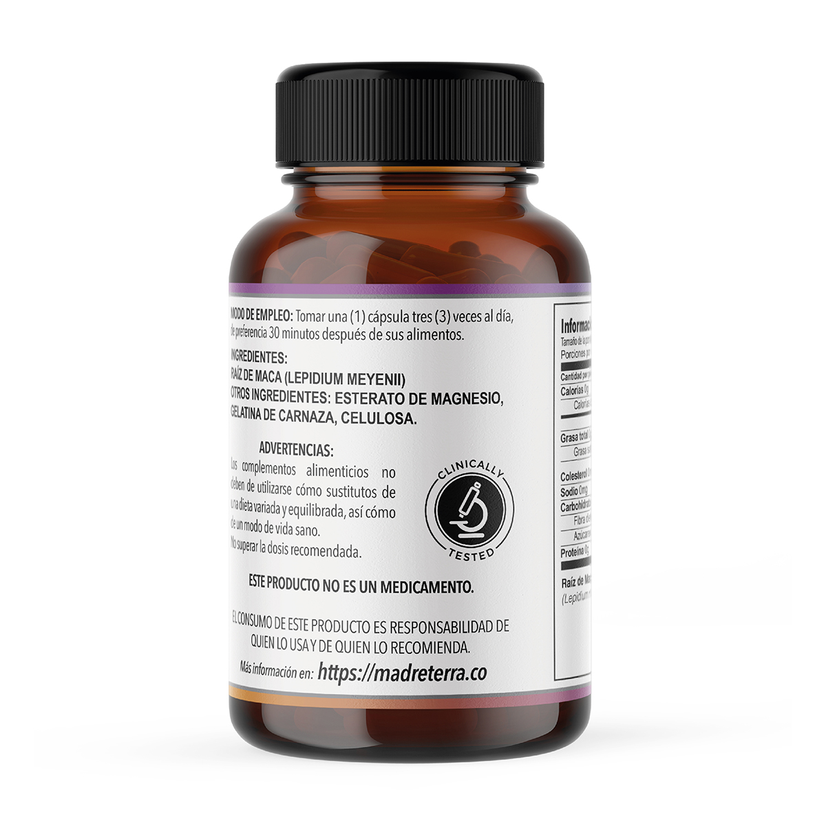 Maca Peruana Pura 2 Pzas