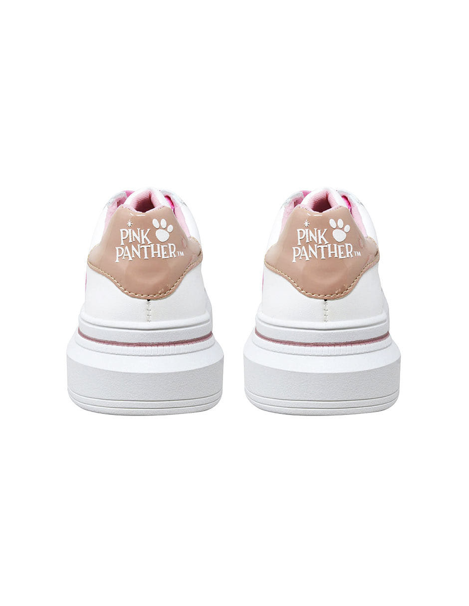 Tenis Sneakers Casuales para Dama Pink Panther Pantera Rosa PR-2003-XH-MQ