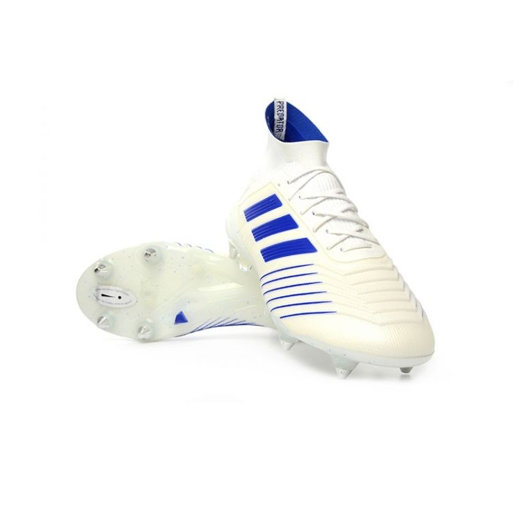 Zapatos Adidas Predator 19.1 SG (Aluminio) Blanco D98055