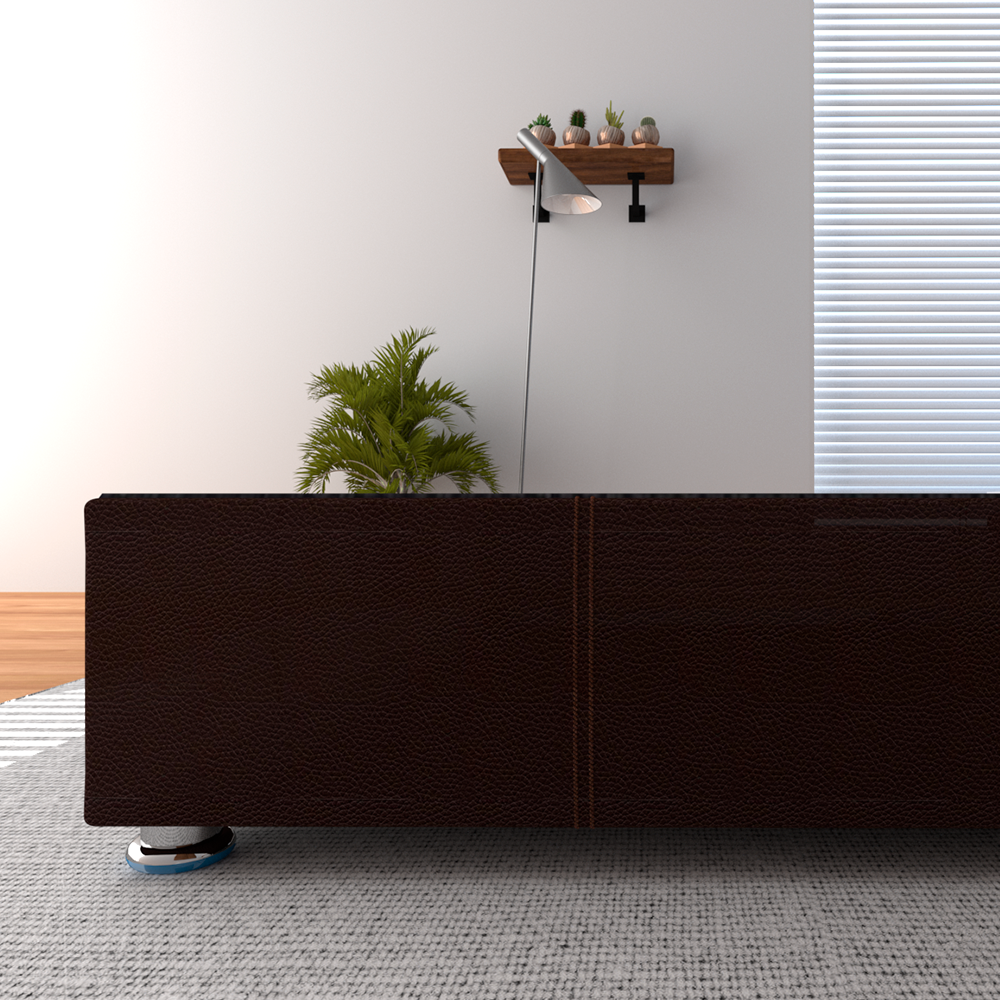 Base Box Matrimonial Gamma Tacto Chocolate con Patas