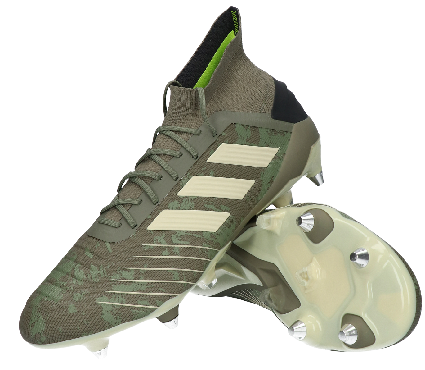 Zapatos Adidas Predator 19.1 SG (Aluminio) Verde EF8206 Originales