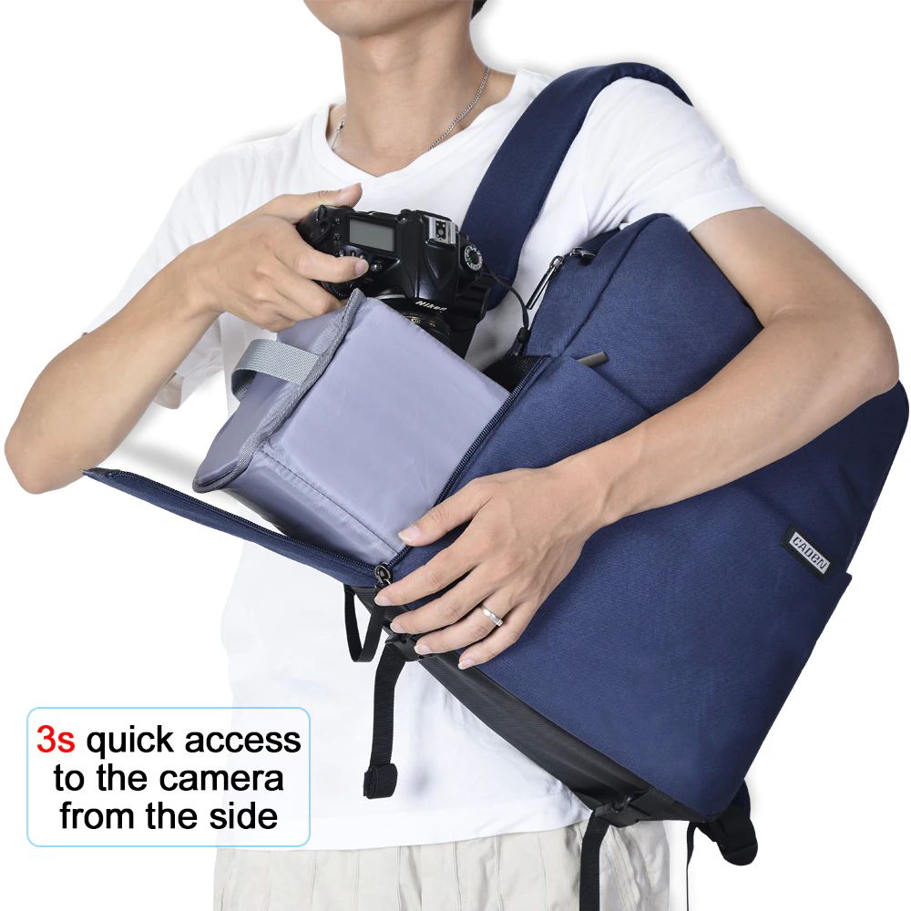 Mochila Profesional Para Cámara Dslr Gran Diseño, Resistente