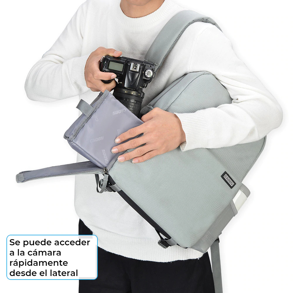 Mochila Profesional Para Cámara Dslr Gran Diseño, Resistente