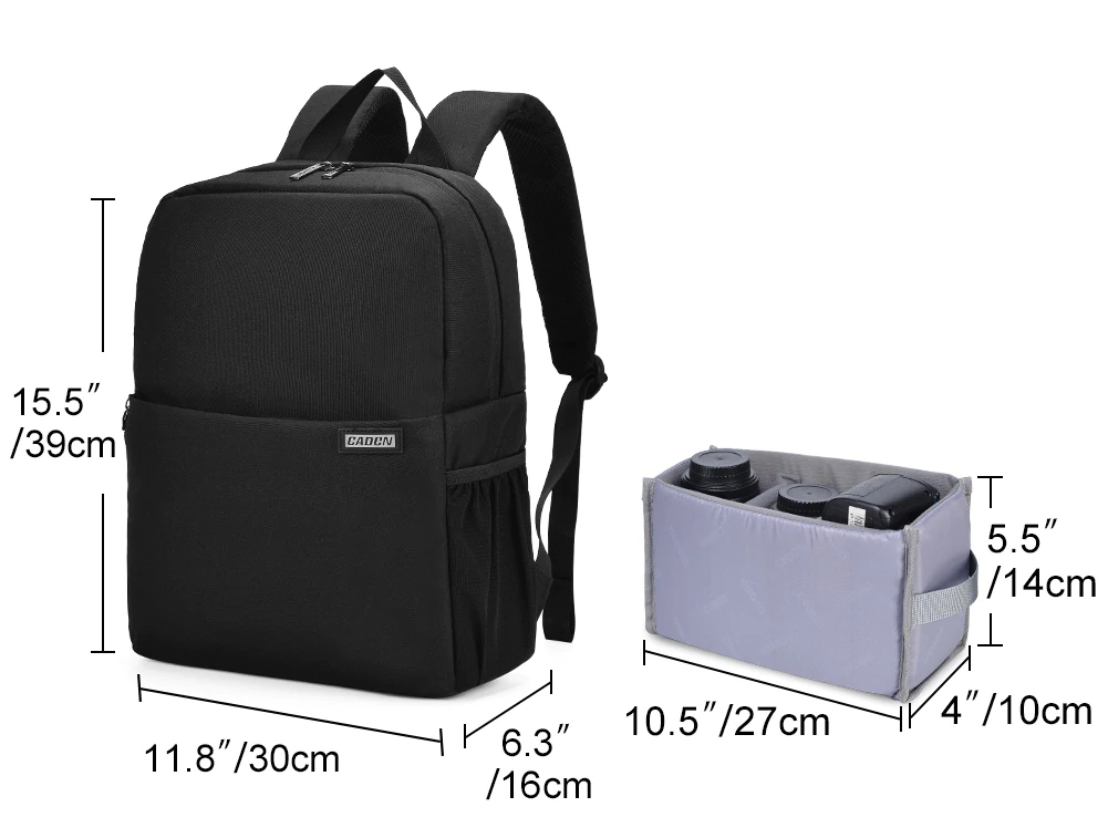 Mochila Profesional Para Cámara Dslr Gran Diseño, Resistente