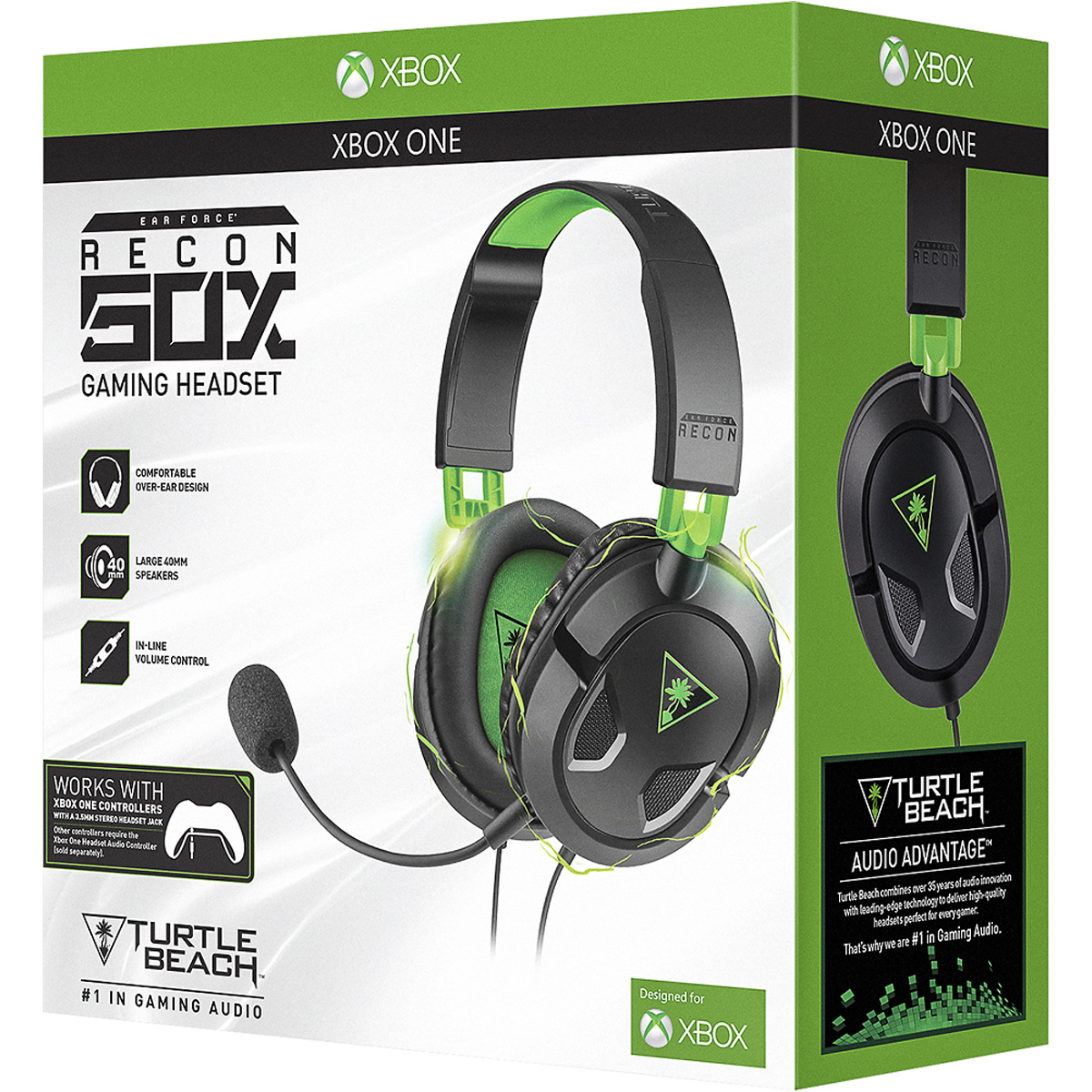 Turtlebeach Recon 50 Audifonos Diadema Headset XBOX PS5 SWITCH