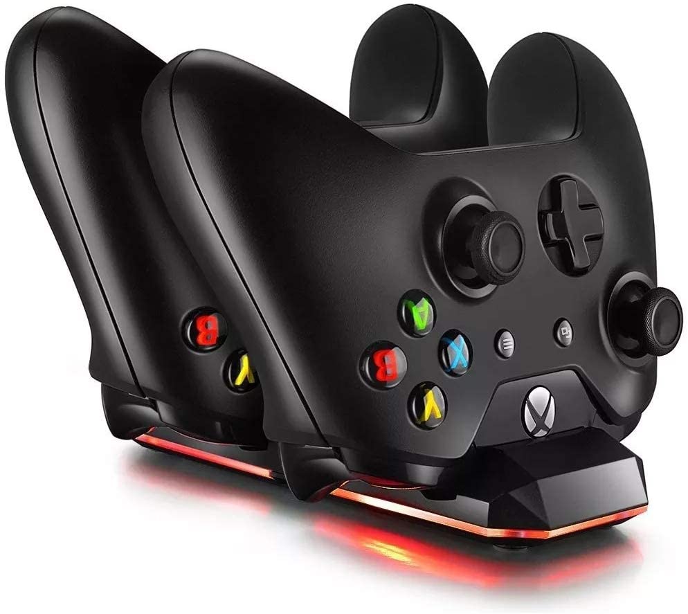 Xbox One S Kit Carga Y Juega Dual Nuevo -Negro