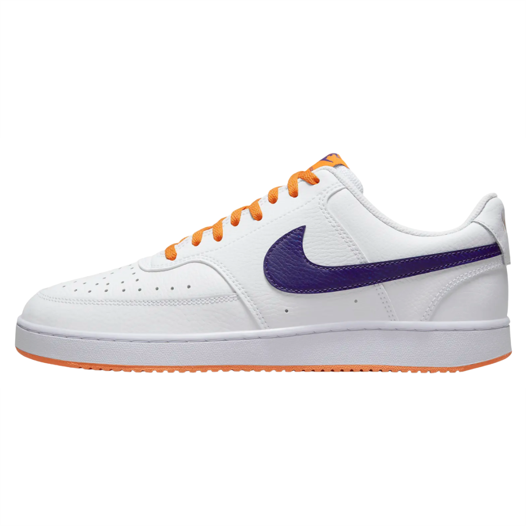 Nike Court Vision Low Blanco Naranja Para Hombre 