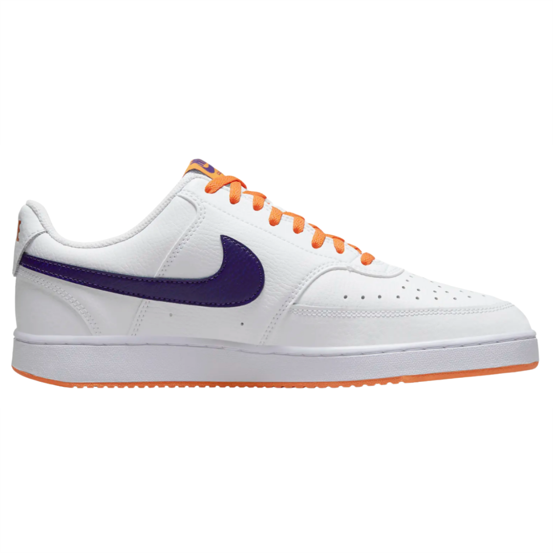 Nike Court Vision Low Blanco Naranja Para Hombre 