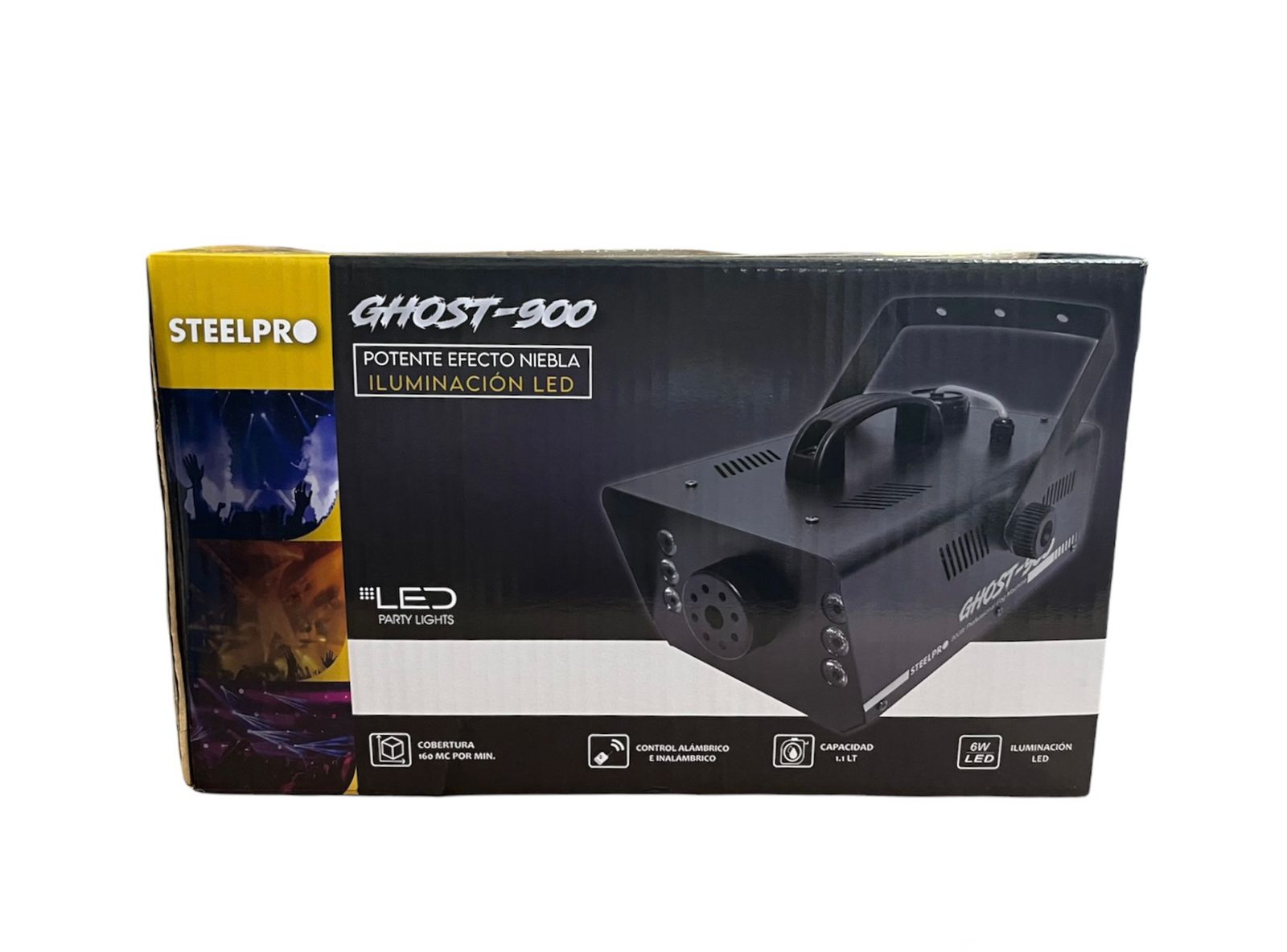 PAQUETE DE MAQUINA DE HUMO GHOST-900 CON 2 GALONES DE SANITIZANTE PROTECT-4000