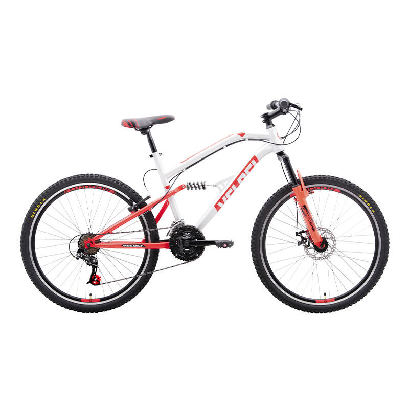Bicicleta Veloci Naukas Pro FD Rodada 26 Plata