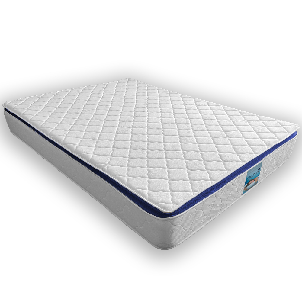Colchón King Size Blue Cotton Foam Plus Bio Mattress