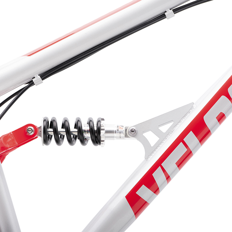 Bicicleta Veloci Naukas Pro FD Rodada 26 Plata