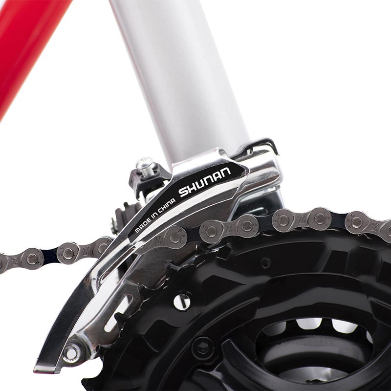 Bicicleta Veloci Naukas Pro FD Rodada 26 Plata