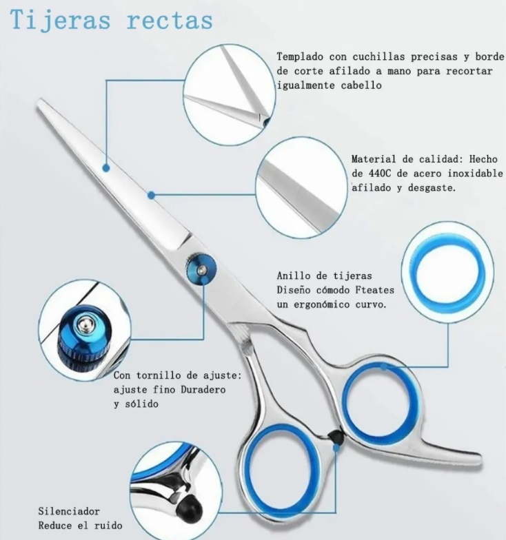 Juego De Tijeras Profesionales Para Cortar Cabello