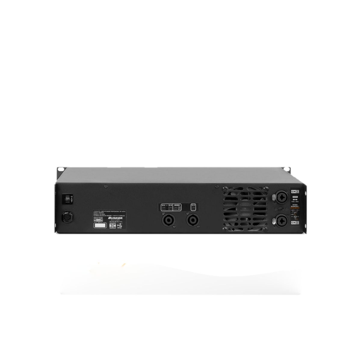 Amplificador Bunker Cd-22000 2 Canales 