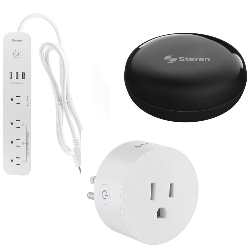 Multicontacto WI-FI, Contacto Individual WI-FI y Control Remoto Universal Steren PK-SH-2CL